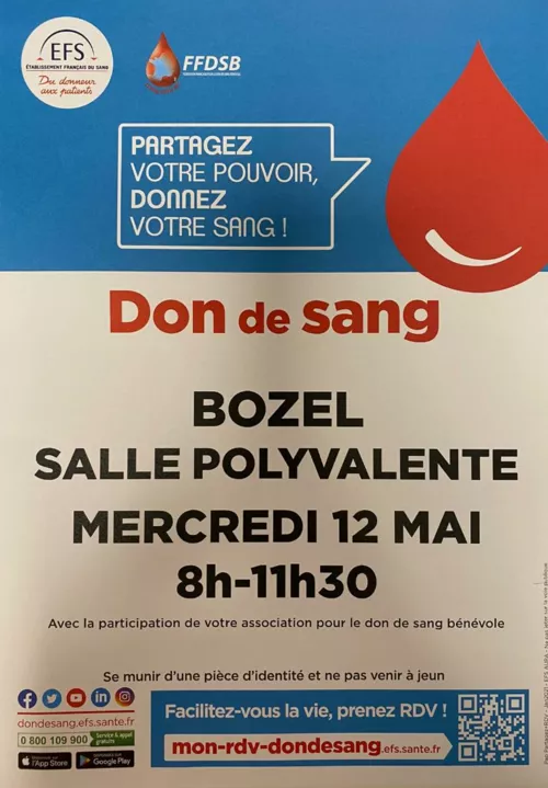 Don de sang bozel